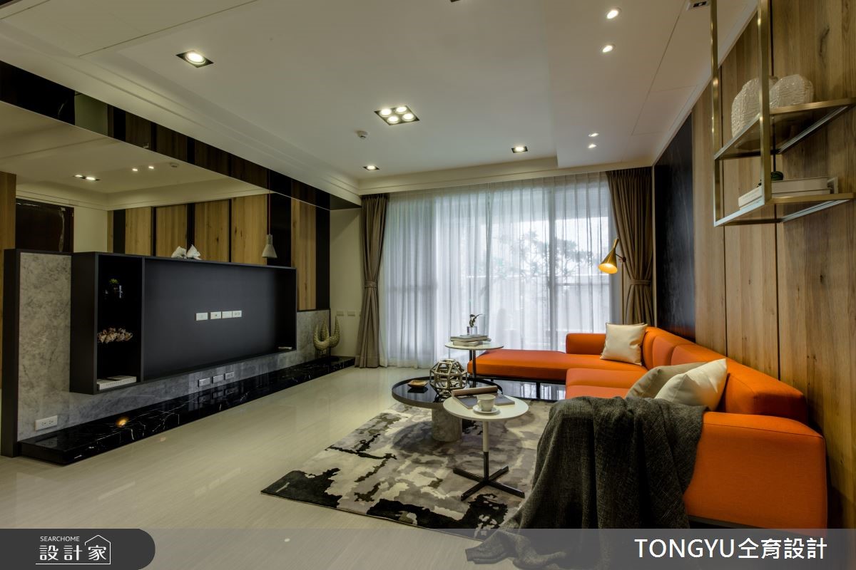 68坪休閒風居宅，設計師引用自然表現手法，並注入摩登